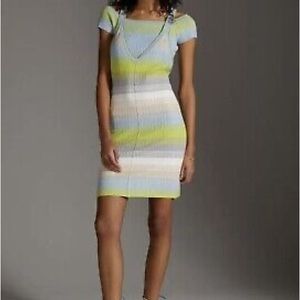Anthropologie Multicolor Striped Dress